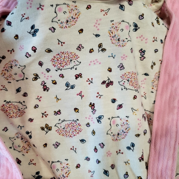 ♥️5 For $25Wonder Nation Toddler Girls Pinafore Set, Size 5T in Rosey Petal - Picture 6 of 11